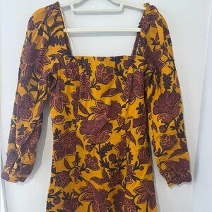 SEZANE LONG SLEEVE MINI DRESS- SIZE 40